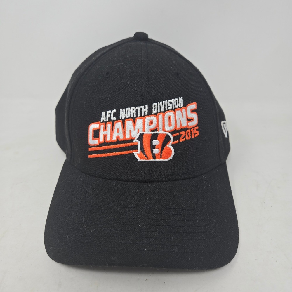 New Era Cincinnati Bengals 2015 AFC North Division Champions Hat 9FORTY Black